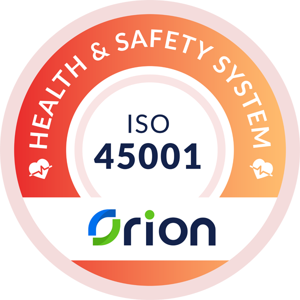 ISO 45001 certified - Health and Safety
